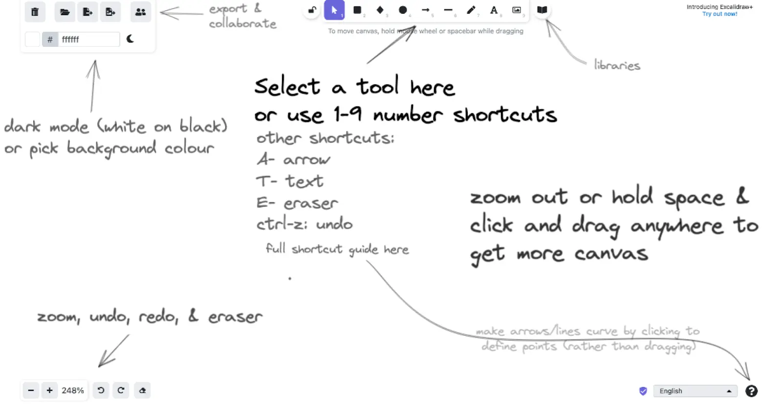 Aperçu de Excalidraw
